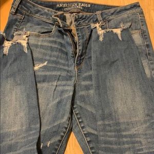 American eagle ripped jeans